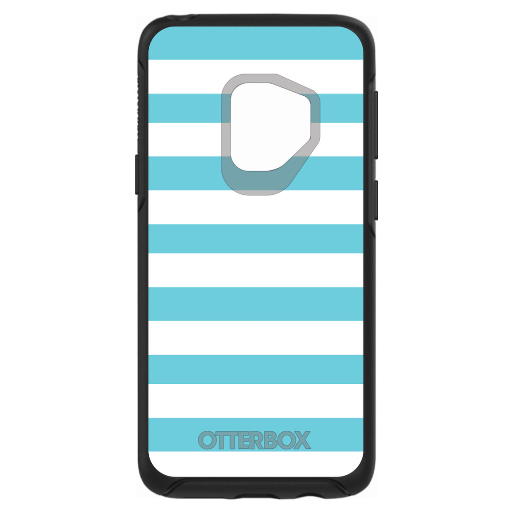 Blue & White Bold Stripes OtterBox Symmetry Case for iPhone & Galaxy, view 8