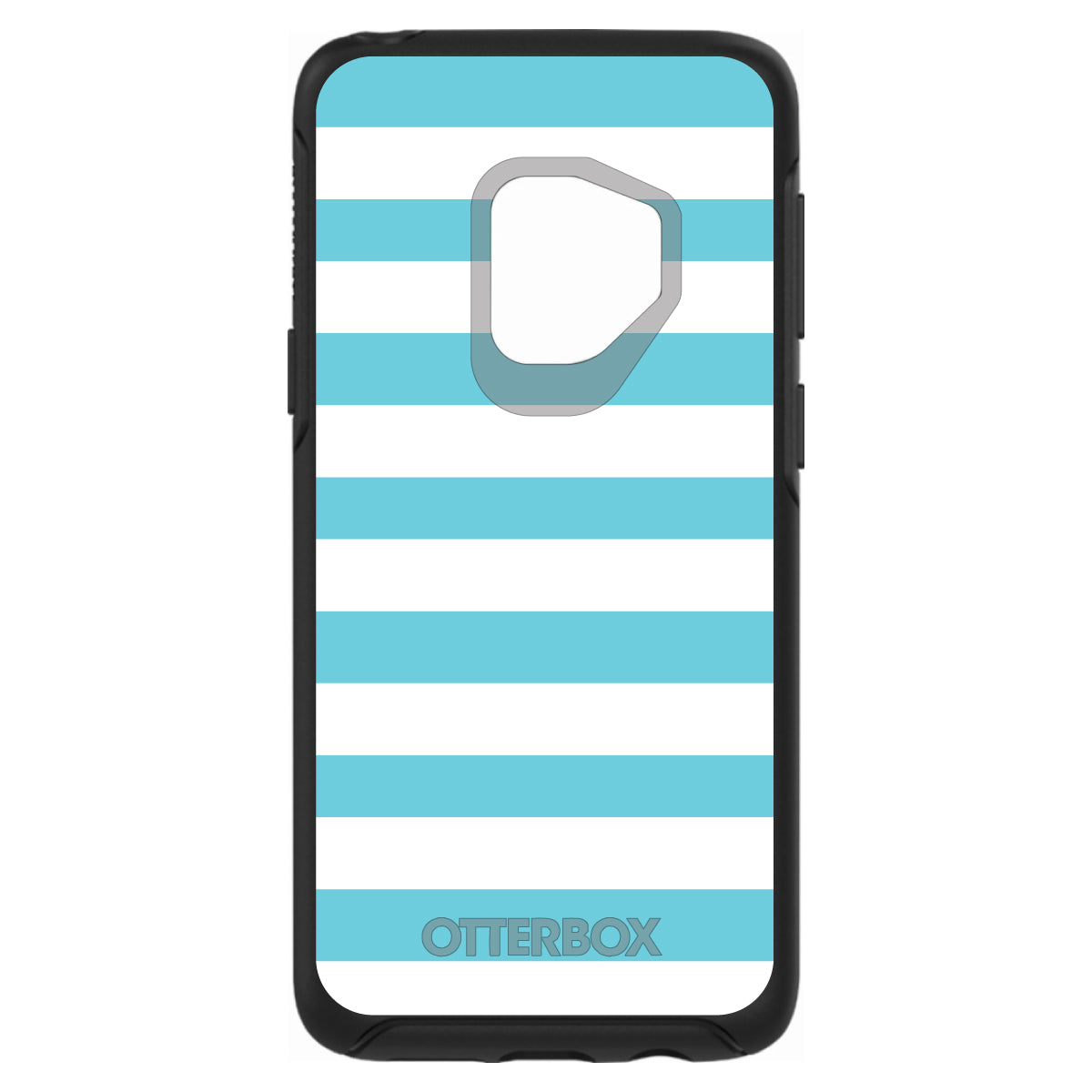 Blue & White Bold Stripes OtterBox Symmetry Case for iPhone & Galaxy, view 8