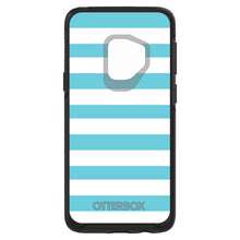 DistinctInk™ OtterBox Symmetry Series Case for Apple iPhone / Samsung Galaxy / Google Pixel - Blue & White Bold Stripes