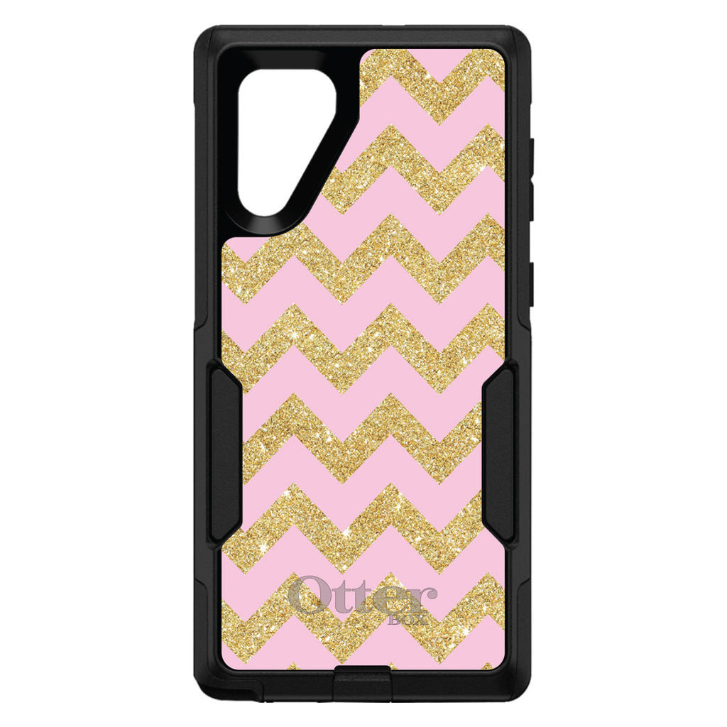 Pink & Gold Print, Chevron Pattern OtterBox Commuter Case for iPhone & Galaxy, view 13