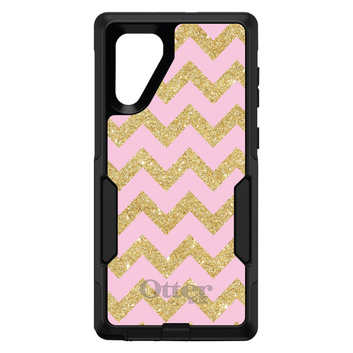 Pink & Gold Print, Chevron Pattern OtterBox Commuter Case for iPhone & Galaxy, view 13