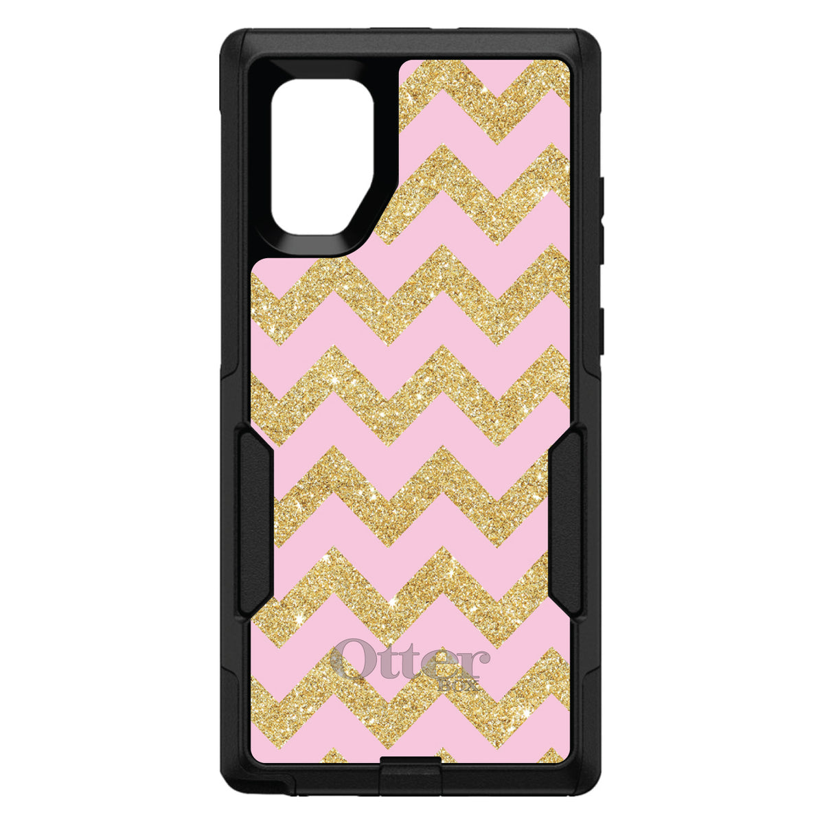 Pink & Gold Print, Chevron Pattern OtterBox Commuter Case for iPhone & Galaxy, view 14