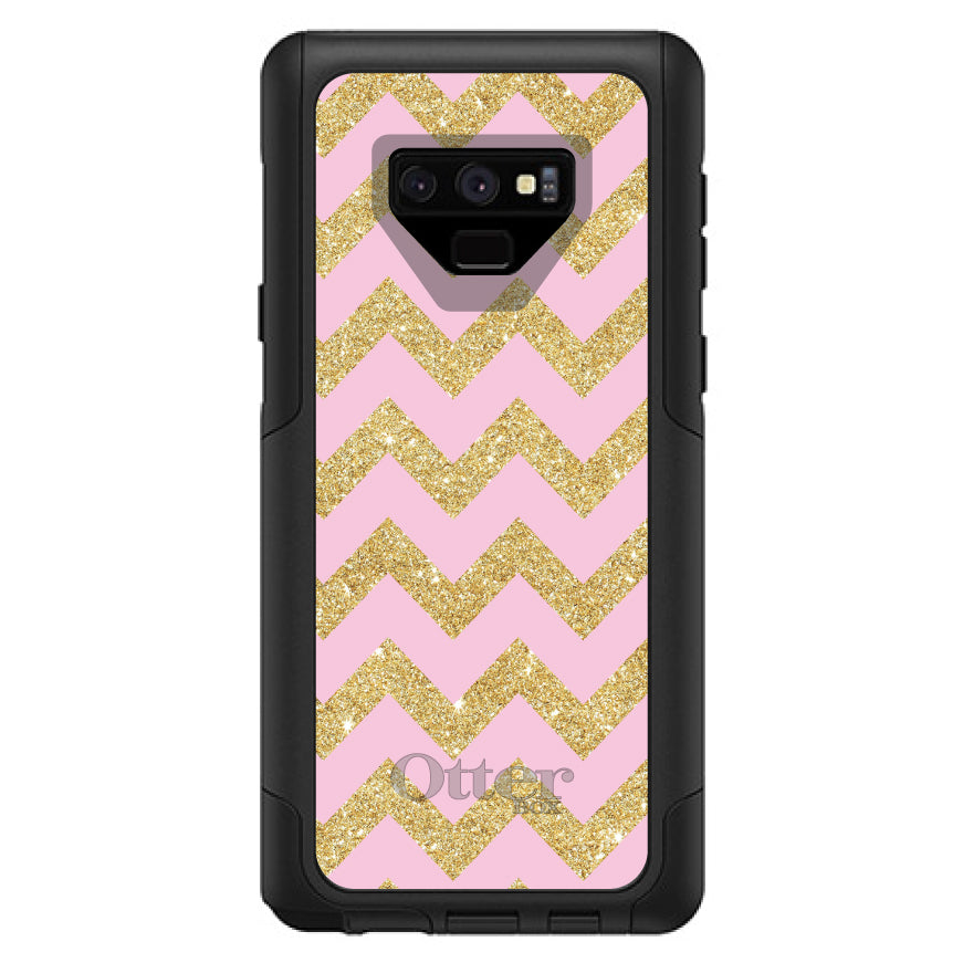 Pink & Gold Print, Chevron Pattern OtterBox Commuter Case for iPhone & Galaxy, view 15