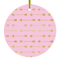 Arrows Pattern Ceramic Ornament