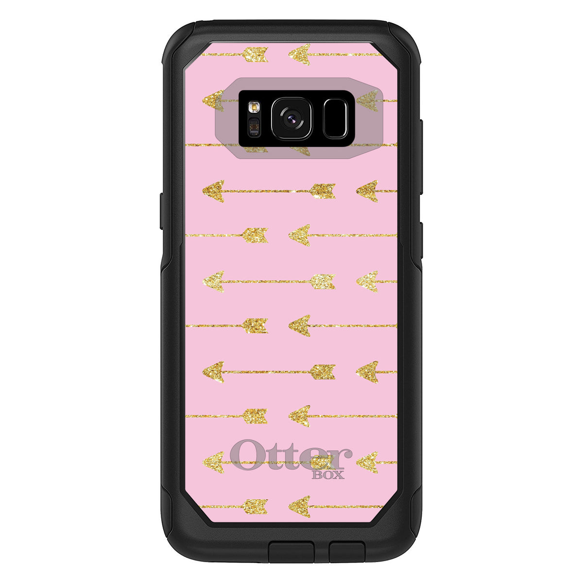 Pink & Gold Print, Arrows Pattern OtterBox Commuter Case for iPhone & Galaxy, view 10