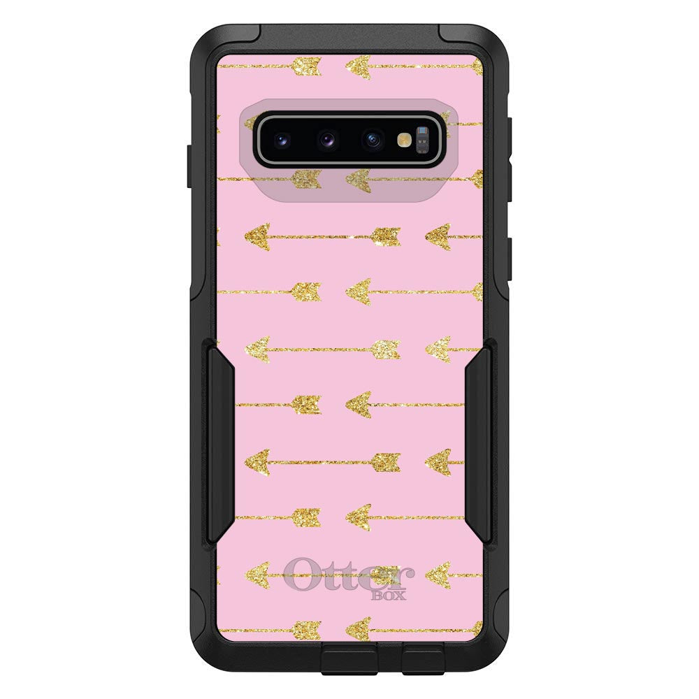 Pink & Gold Print, Arrows Pattern OtterBox Commuter Case for iPhone & Galaxy, view 7