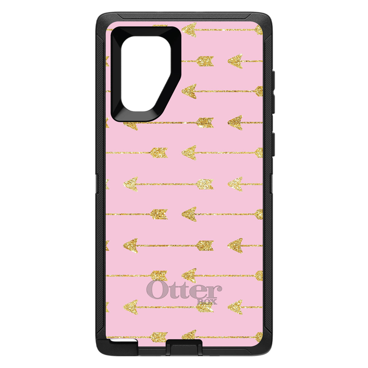 Pink & Gold Print, Arrows Pattern OtterBox Defender Case for iPhone & Galaxy, view 15