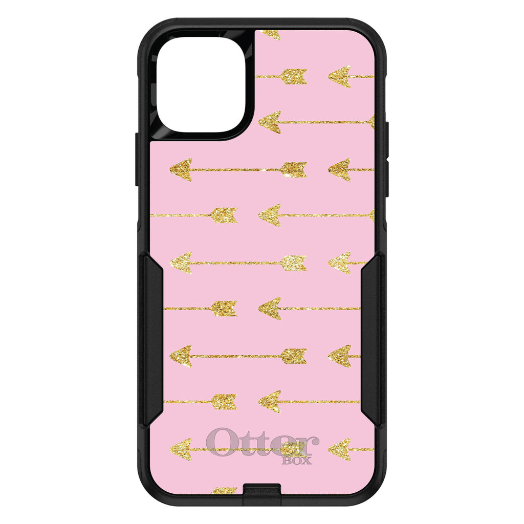 Pink & Gold Print, Arrows Pattern OtterBox Commuter Case for iPhone & Galaxy, view 2