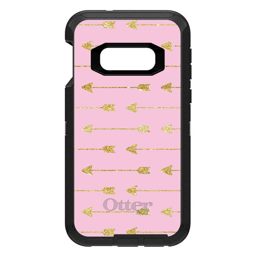 Pink & Gold Print, Arrows Pattern OtterBox Defender Case for iPhone & Galaxy, view 10