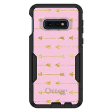 DistinctInk OtterBox Commuter Series Case for Apple iPhone or Samsung Galaxy - Pink & Gold Print - Arrows Pattern