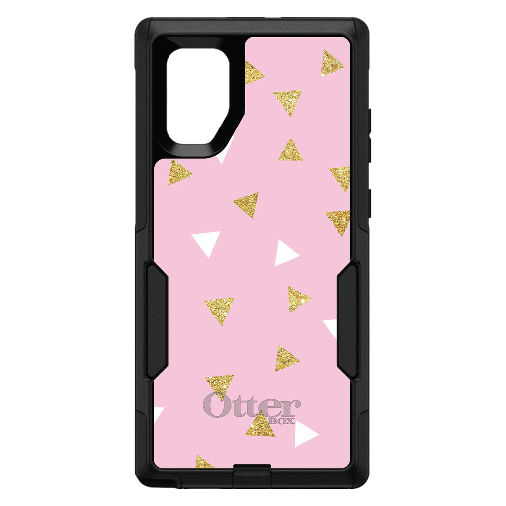 Pink & Gold Print, Triangles Pattern OtterBox Commuter Case for iPhone & Galaxy, view 14