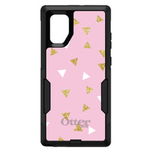 DistinctInk OtterBox Commuter Series Case for Apple iPhone or Samsung Galaxy - Pink & Gold Print - Triangles Pattern