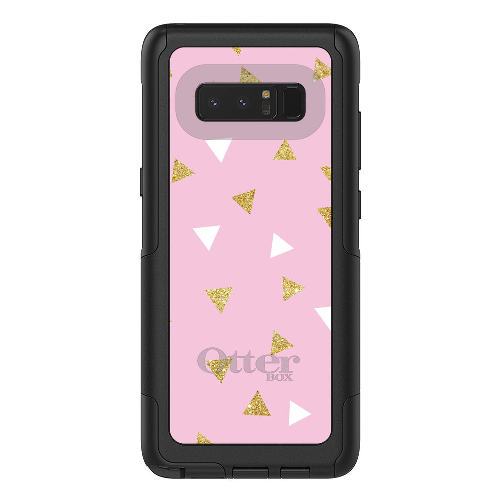 Pink & Gold Print, Triangles Pattern OtterBox Commuter Case for iPhone & Galaxy, view 16