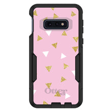 DistinctInk OtterBox Commuter Series Case for Apple iPhone or Samsung Galaxy - Pink & Gold Print - Triangles Pattern