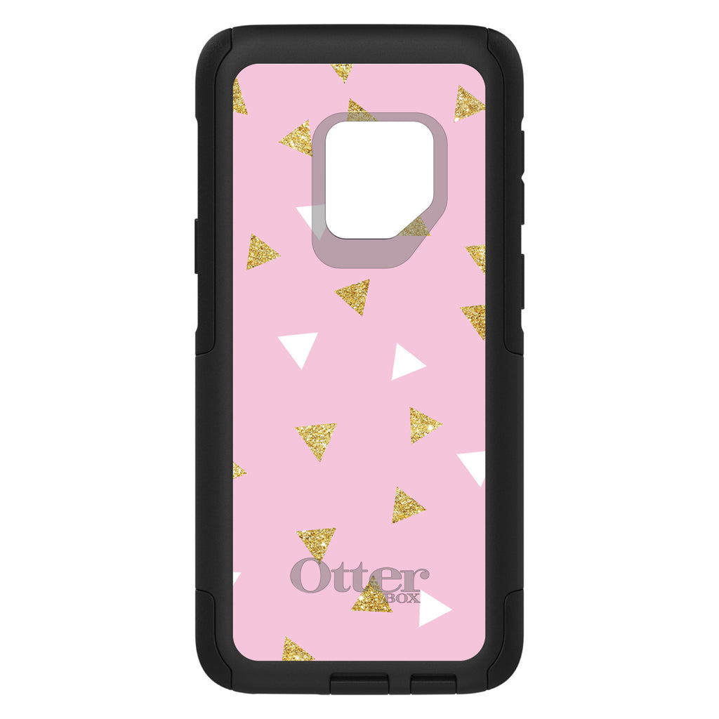 Pink & Gold Print, Triangles Pattern OtterBox Commuter Case for iPhone & Galaxy, view 9