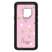 DistinctInk OtterBox Commuter Series Case for Apple iPhone or Samsung Galaxy - Pink & Gold Print - Triangles Pattern
