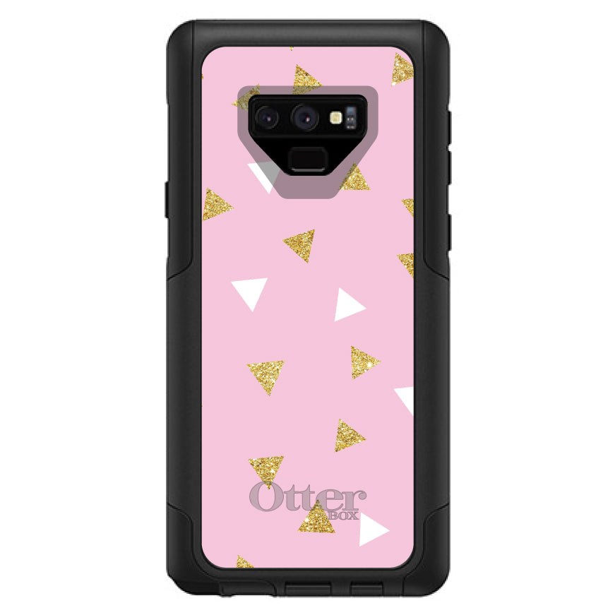 Pink & Gold Print, Triangles Pattern OtterBox Commuter Case for iPhone & Galaxy, view 15