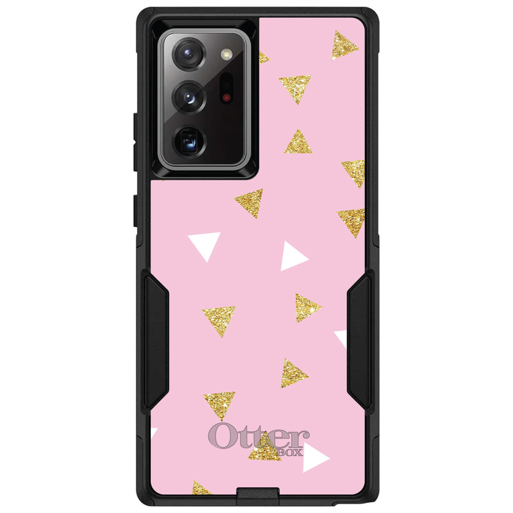 Pink & Gold Print, Triangles Pattern OtterBox Commuter Case for iPhone & Galaxy, view 12