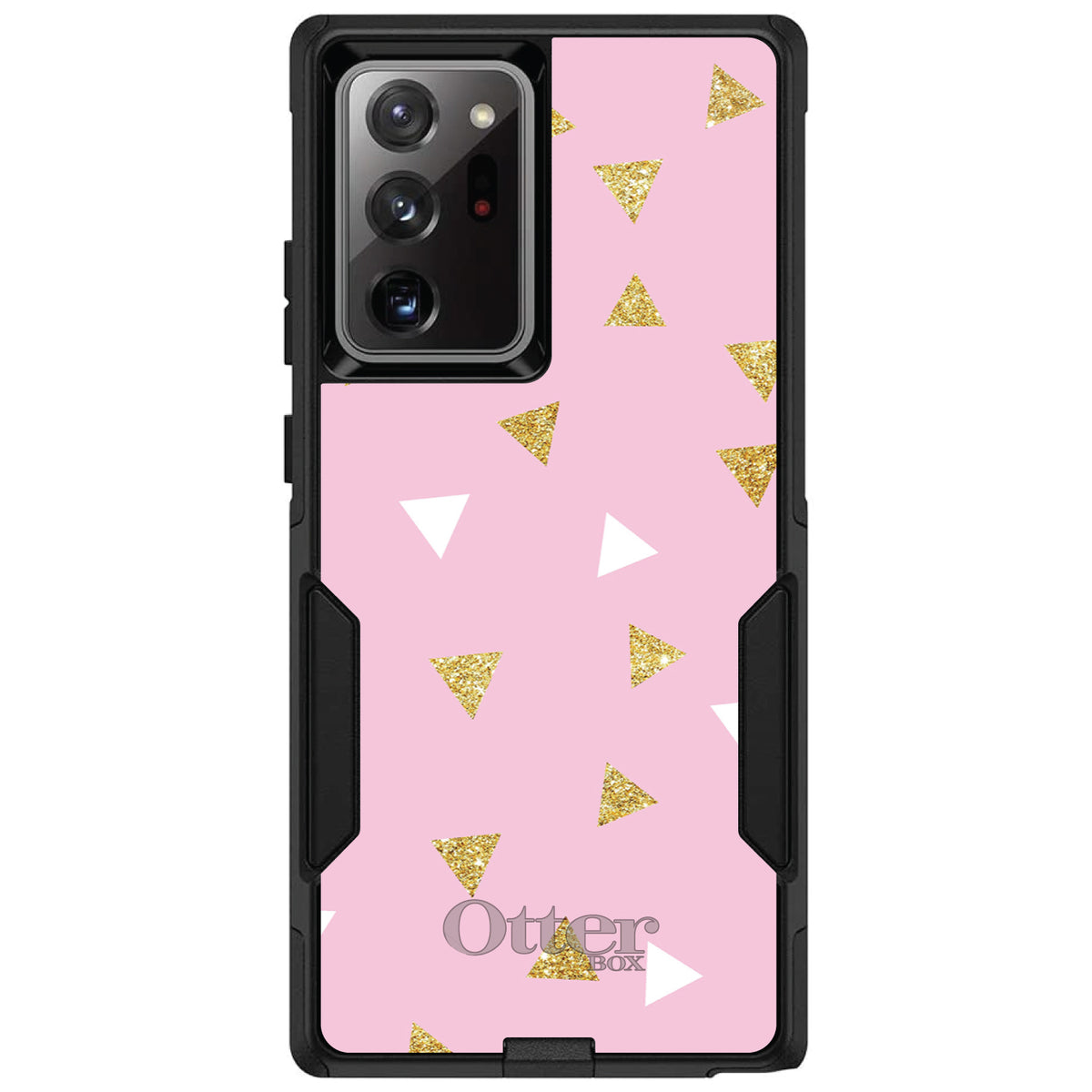 Pink & Gold Print, Triangles Pattern OtterBox Commuter Case for iPhone & Galaxy, view 12