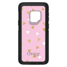 DistinctInk™ OtterBox Commuter Series Case for Apple iPhone or Samsung Galaxy - Pink & Gold Print - Triangles Pattern