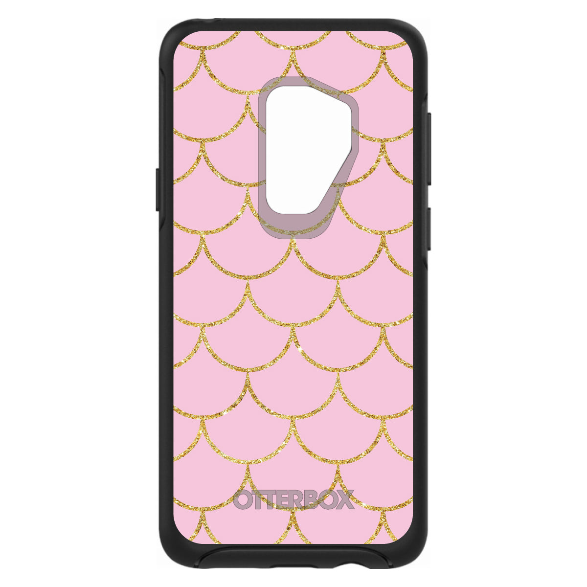 Pink & Gold Print, Scalloped Pattern OtterBox Symmetry Case for iPhone & Galaxy, view 9