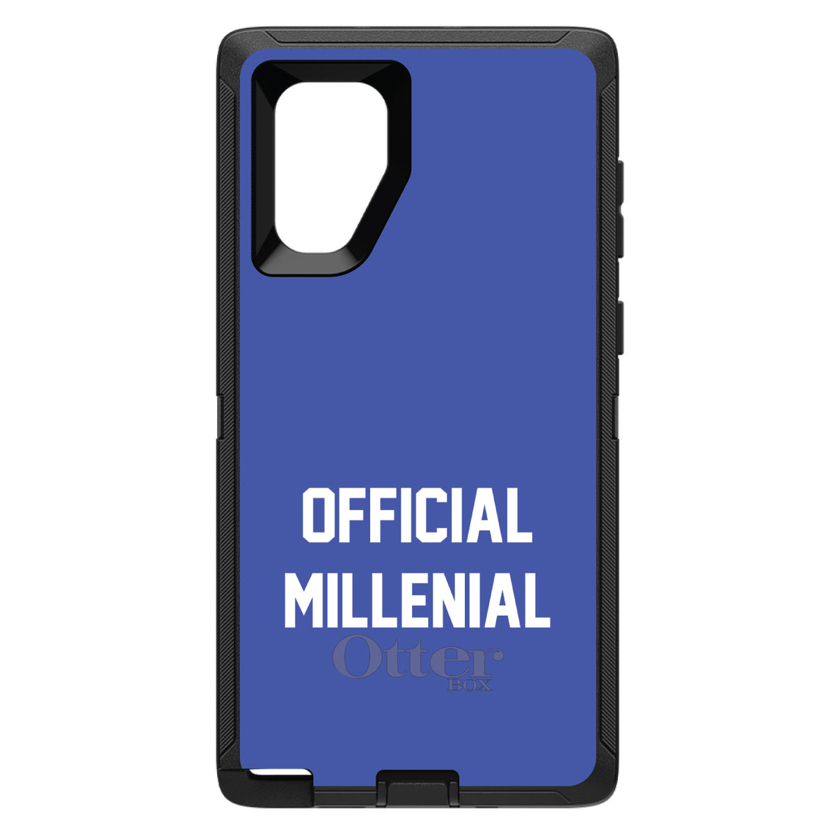 Official Millennial, Blue & White OtterBox Defender Case for iPhone & Galaxy, view 14