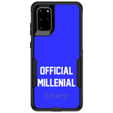 DistinctInk™ OtterBox Commuter Series Case for Apple iPhone or Samsung Galaxy - Official Millenial - Blue & White
