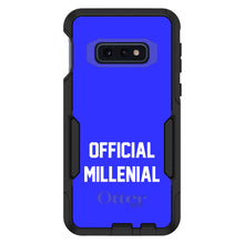 DistinctInk™ OtterBox Commuter Series Case for Apple iPhone or Samsung Galaxy - Official Millenial - Blue & White