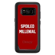 DistinctInk™ OtterBox Defender Series Case for Apple iPhone / Samsung Galaxy / Google Pixel - Spoiled Millenial - Red & White