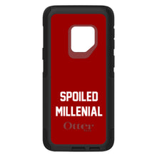 DistinctInk™ OtterBox Commuter Series Case for Apple iPhone or Samsung Galaxy - Spoiled Millenial - Red & White