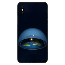 DistinctInk® Hard Plastic Snap-On Case for Apple iPhone or Samsung Galaxy - Flat Earth