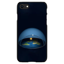DistinctInk® Hard Plastic Snap-On Case for Apple iPhone or Samsung Galaxy - Flat Earth