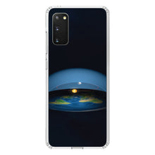 DistinctInk® Clear Shockproof Hybrid Case for Apple iPhone / Samsung Galaxy / Google Pixel - Flat Earth Map