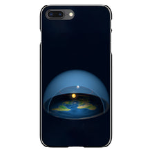 DistinctInk® Hard Plastic Snap-On Case for Apple iPhone or Samsung Galaxy - Flat Earth