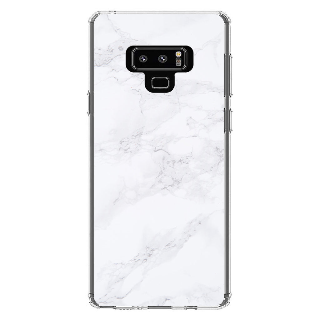 White Grey Marble Carrara Clear Shockproof iPhone Case, view 11