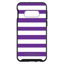 DistinctInk™ OtterBox Symmetry Series Case for Apple iPhone / Samsung Galaxy / Google Pixel - Purple & White Bold Stripes