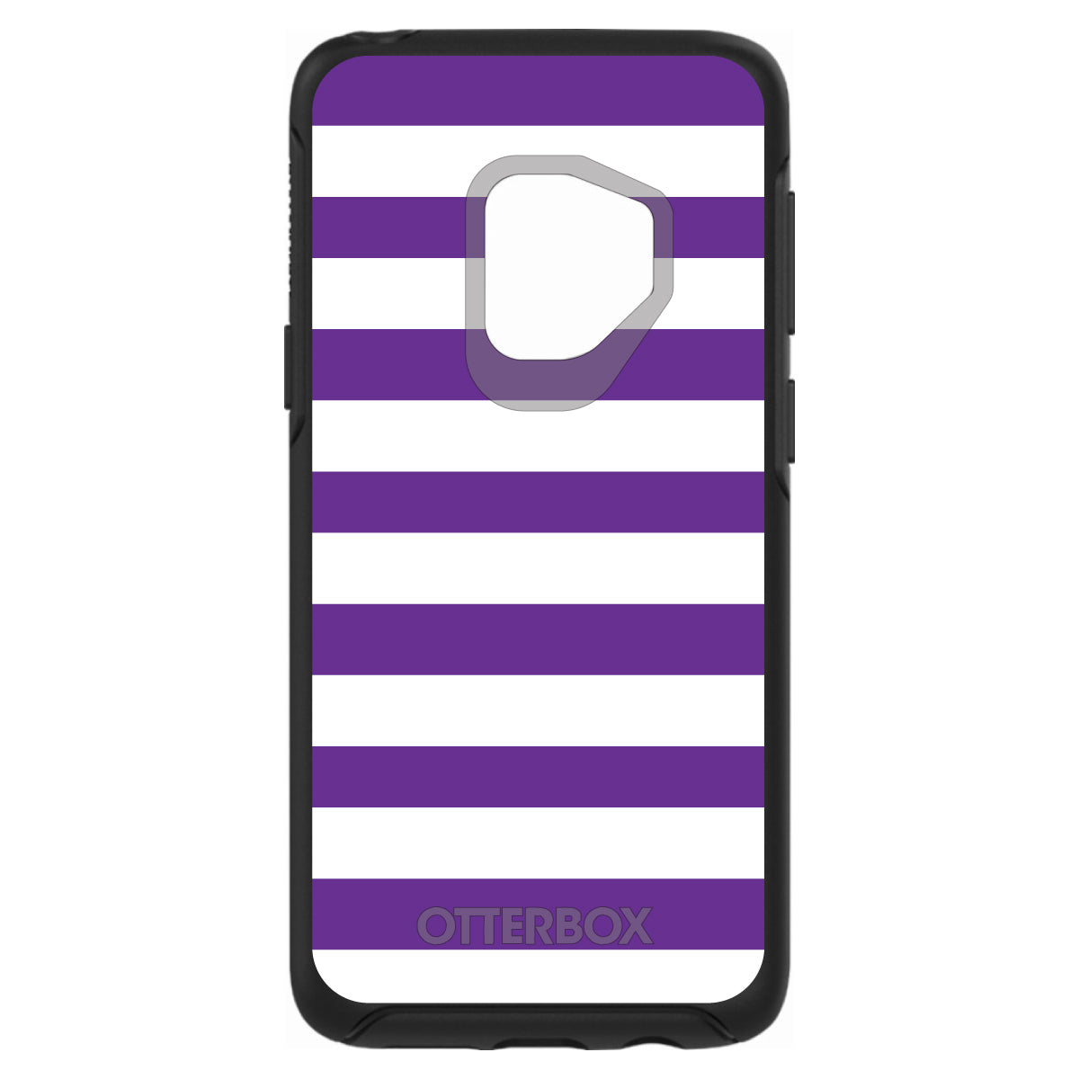 Purple & White Bold Stripes OtterBox Symmetry Case for iPhone & Galaxy, view 8