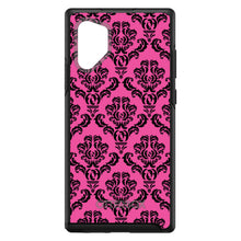 DistinctInk™ OtterBox Symmetry Series Case for Apple iPhone / Samsung Galaxy / Google Pixel - Pink Black Damask Pattern