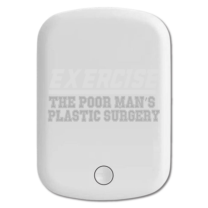 DistinctInk Magnetic Battery Pack, Wireless Portable Charger with USB-C Cable, Compatible with MagSafe iPhone 14 / 13 / 12 Series - Exercise The Poor Man's Plastic Surgery