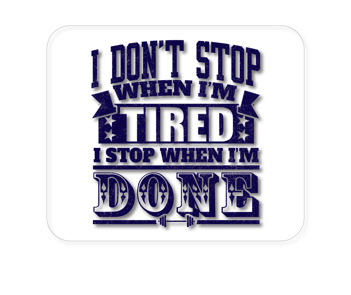 DistinctInk Custom Foam Rubber Mouse Pad - 1/4