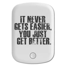 DistinctInk Magnetic Battery Pack, Wireless Portable Charger with USB-C Cable, Compatible with MagSafe iPhone 14 / 13 / 12 Series - It Never Gets Easier You Just Get better