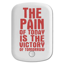 DistinctInk Magnetic Battery Pack, Wireless Portable Charger with USB-C Cable, Compatible with MagSafe iPhone 14 / 13 / 12 Series - The Pain of Today is the Victory of Tomorrow
