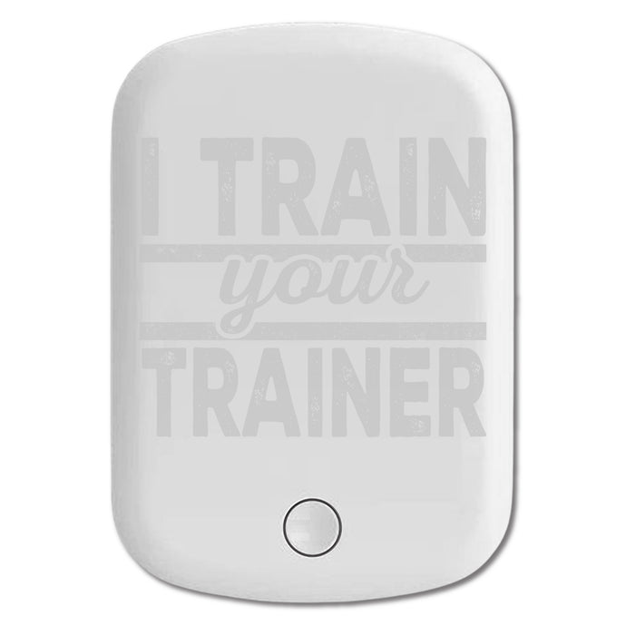 DistinctInk Magnetic Battery Pack, Wireless Portable Charger with USB-C Cable, Compatible with MagSafe iPhone 14 / 13 / 12 Series - I Train Your Trainer