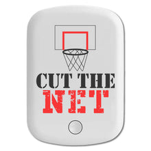 DistinctInk Magnetic Battery Pack, Wireless Portable Charger with USB-C Cable, Compatible with MagSafe iPhone 14 / 13 / 12 Series - Cut the Net Basketball