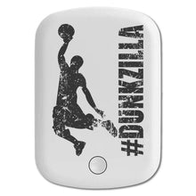 DistinctInk Magnetic Battery Pack, Wireless Portable Charger with USB-C Cable, Compatible with MagSafe iPhone 14 / 13 / 12 Series - #Dunkzilla Dunk Basketball
