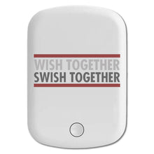 DistinctInk Magnetic Battery Pack, Wireless Portable Charger with USB-C Cable, Compatible with MagSafe iPhone 14 / 13 / 12 Series - Wish Together Swish Together Basketball