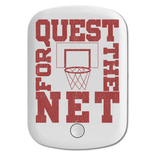 DistinctInk Magnetic Battery Pack, Wireless Portable Charger with USB-C Cable, Compatible with MagSafe iPhone 14 / 13 / 12 Series - Quest For The Net Basketball