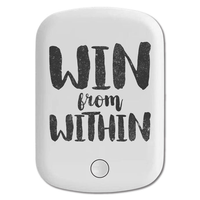 DistinctInk Magnetic Battery Pack, Wireless Portable Charger with USB-C Cable, Compatible with MagSafe iPhone 14 / 13 / 12 Series - Win From Within