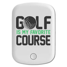 DistinctInk Magnetic Battery Pack, Wireless Portable Charger with USB-C Cable, Compatible with MagSafe iPhone 14 / 13 / 12 Series - Golf Is MY Favorite Course