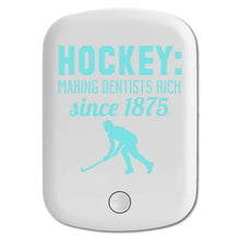 DistinctInk Magnetic Battery Pack, Wireless Portable Charger with USB-C Cable, Compatible with MagSafe iPhone 14 / 13 / 12 Series - Hockey Making Dentists Rich Since 1875